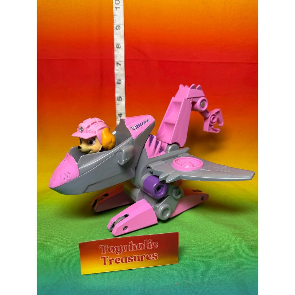 Paw Patrol Dino Rescue Skye Deluxe Rev Up Rescue Vehicle & Figure